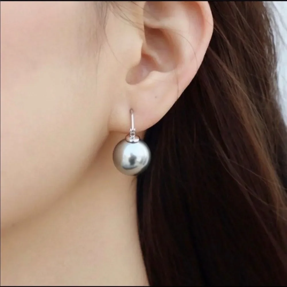 Kate Spade Silver Pearl Earrings