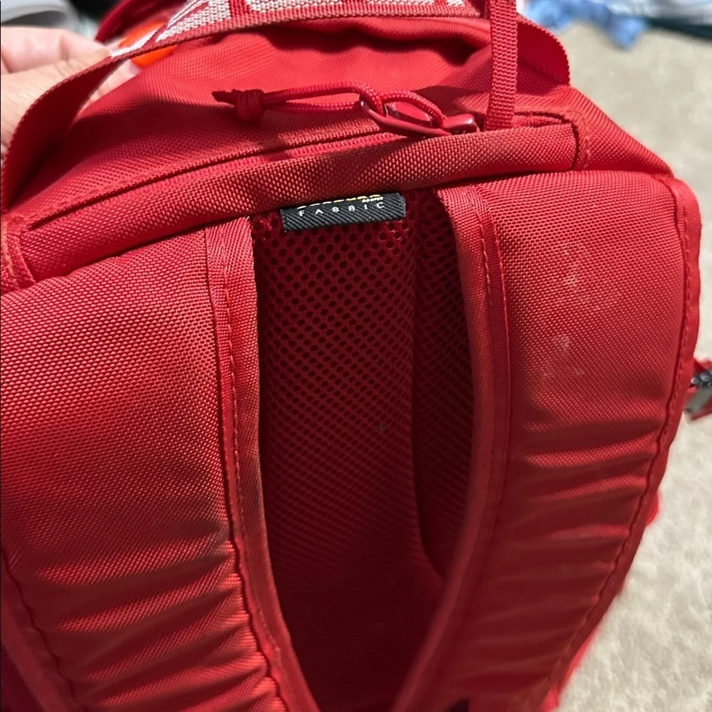Supreme red backpack