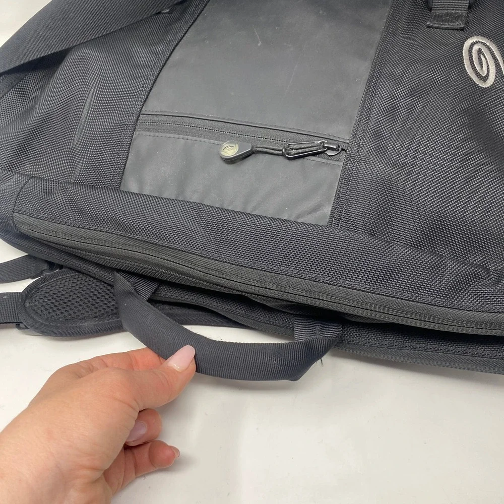 Timbuk2 Medium Messenger Laptop Backpack Black Convertible Commuter Bag