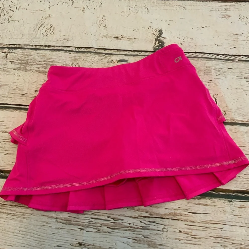 Gap Fit-Girls Hot Pink Activewear Tennis Skort‎ Athleisure Built-in Sz Small
