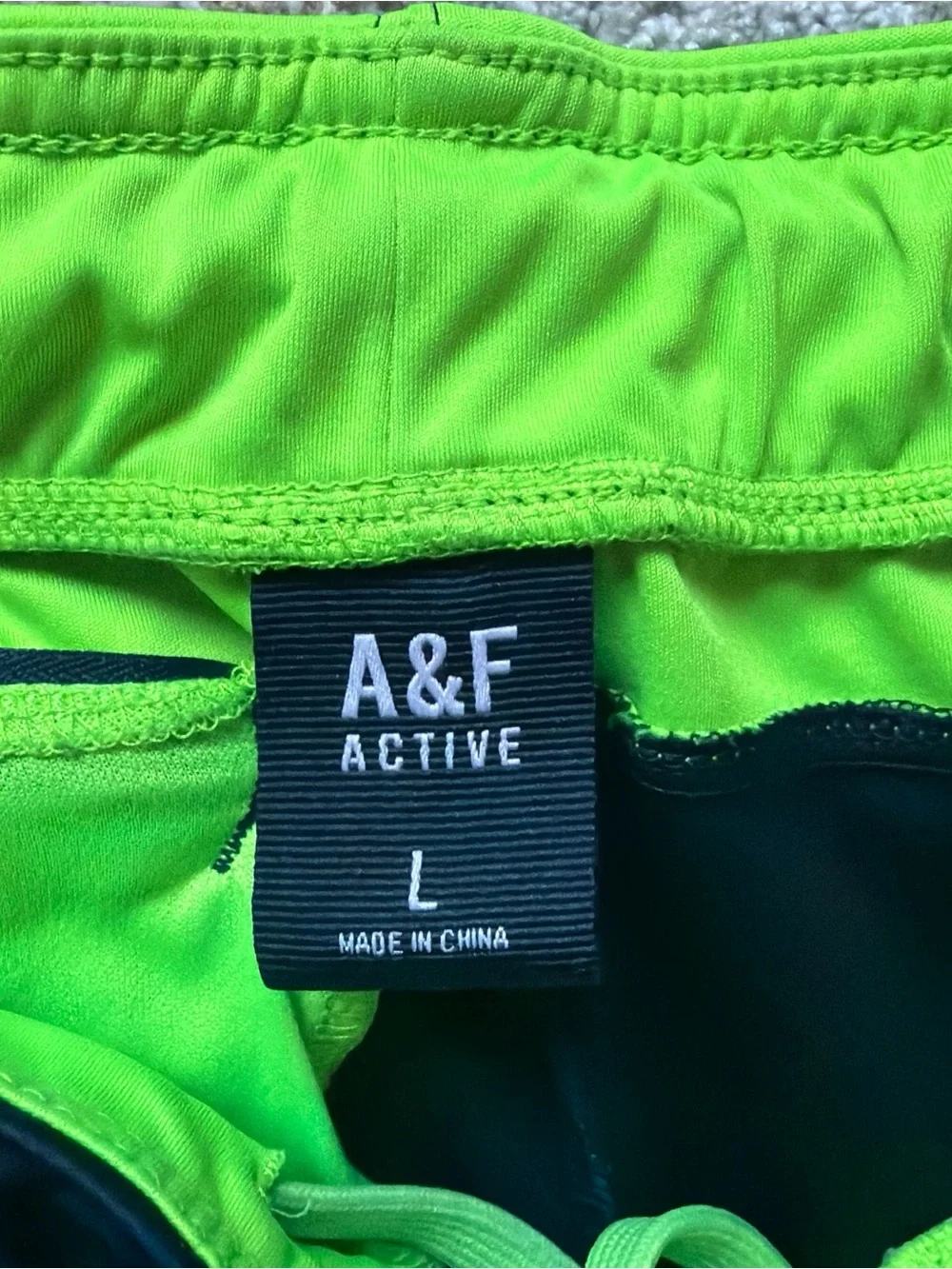 Abercrombie & Fitch navy athletic