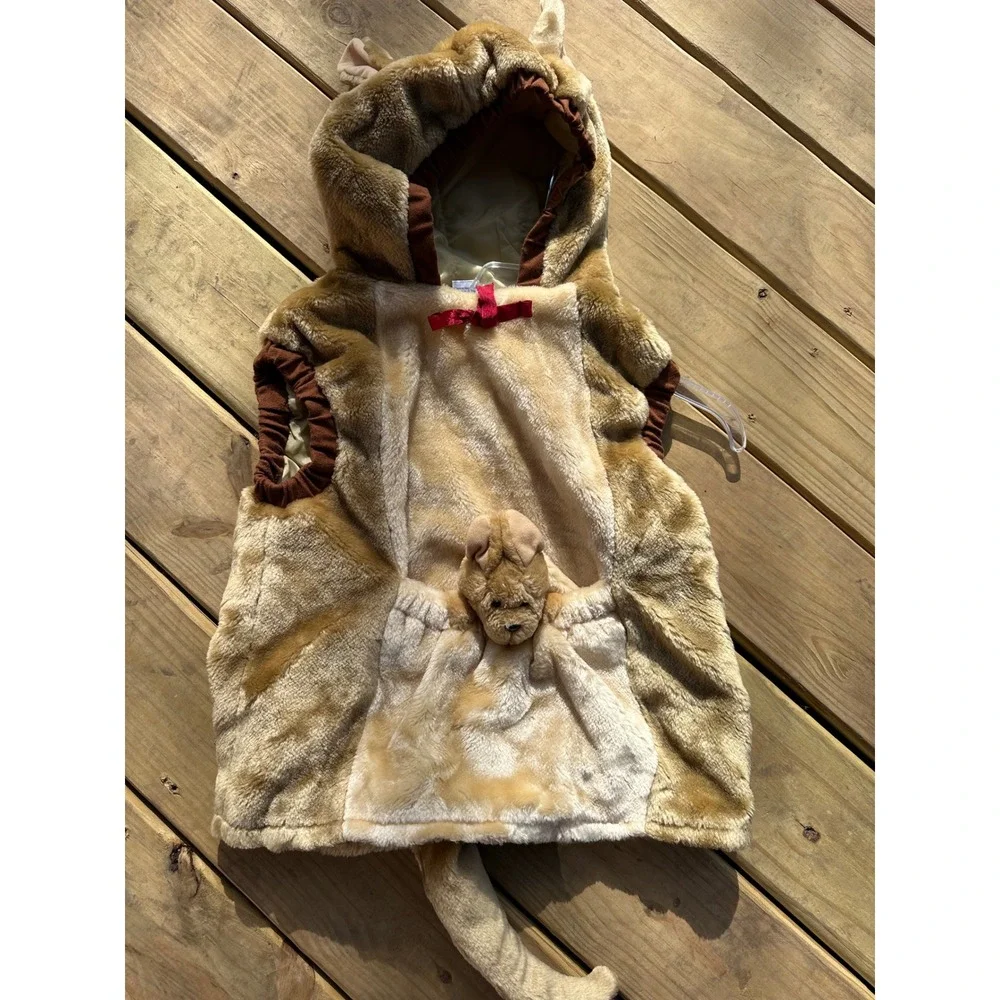 VINTAGE 1999 Celebration Halloween Pullover Youth Kangaroo Baby Joey Costume 4-6
