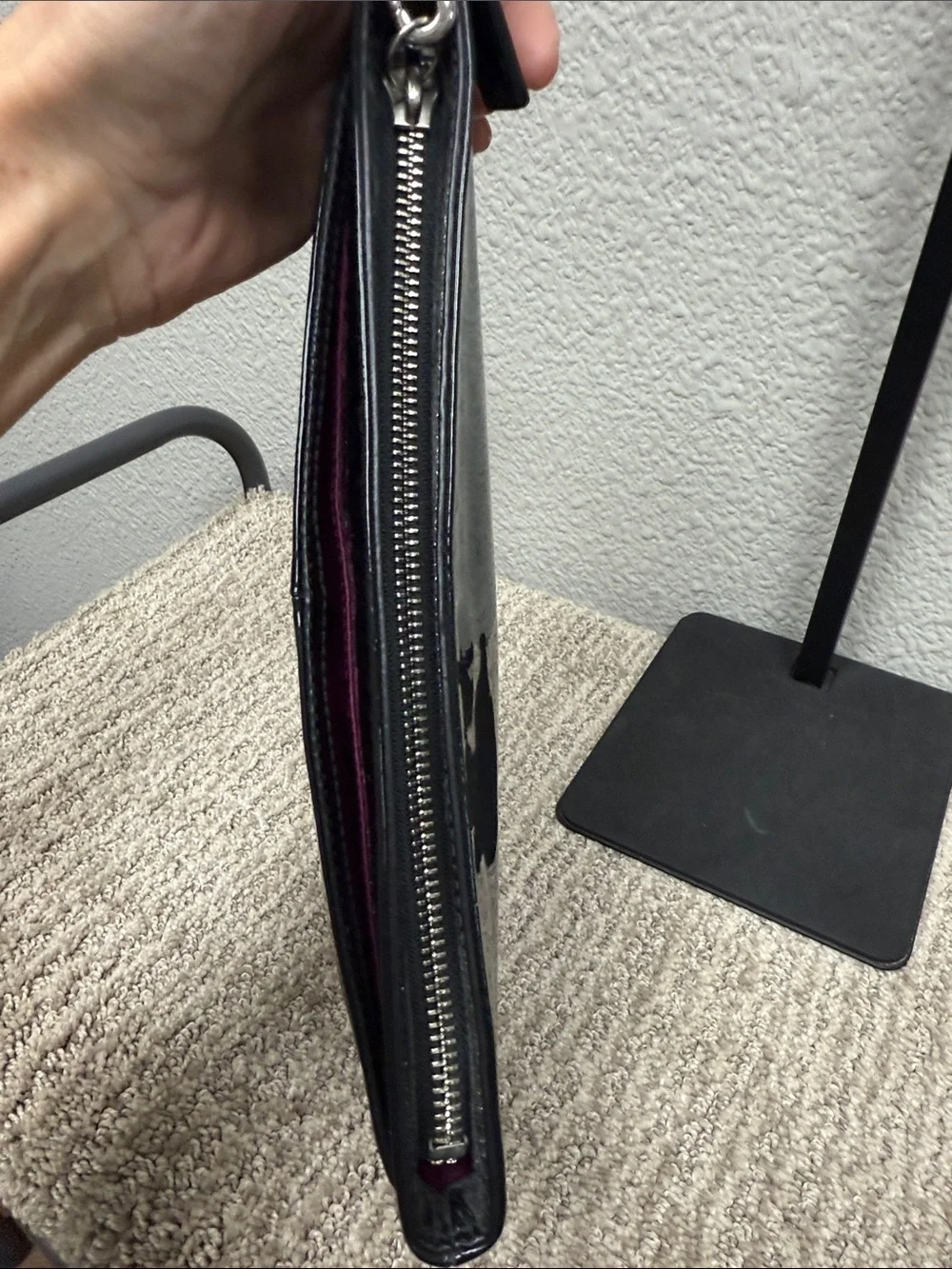 Coach glossy patent