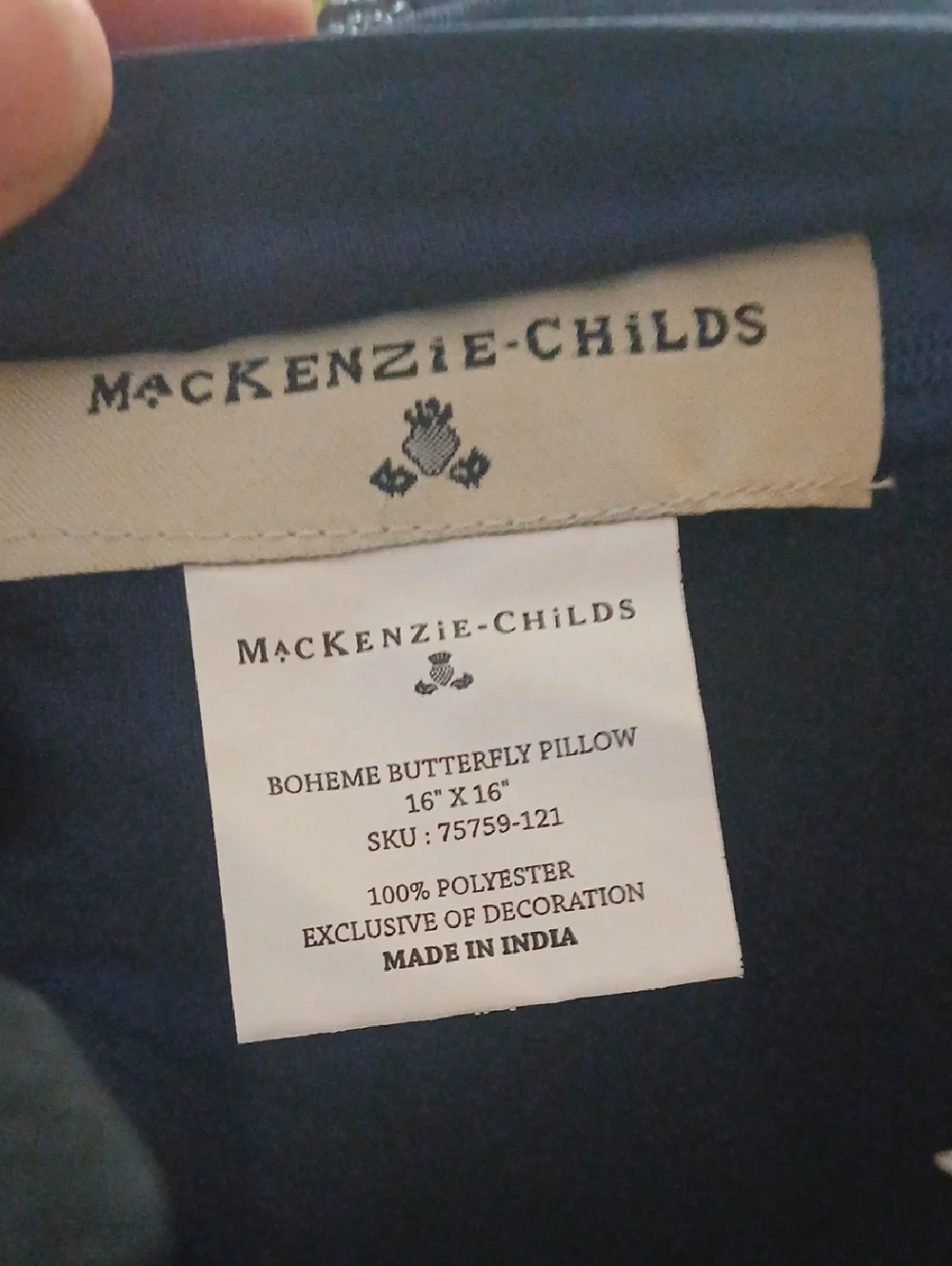 MacKenzie-Childs background adding color