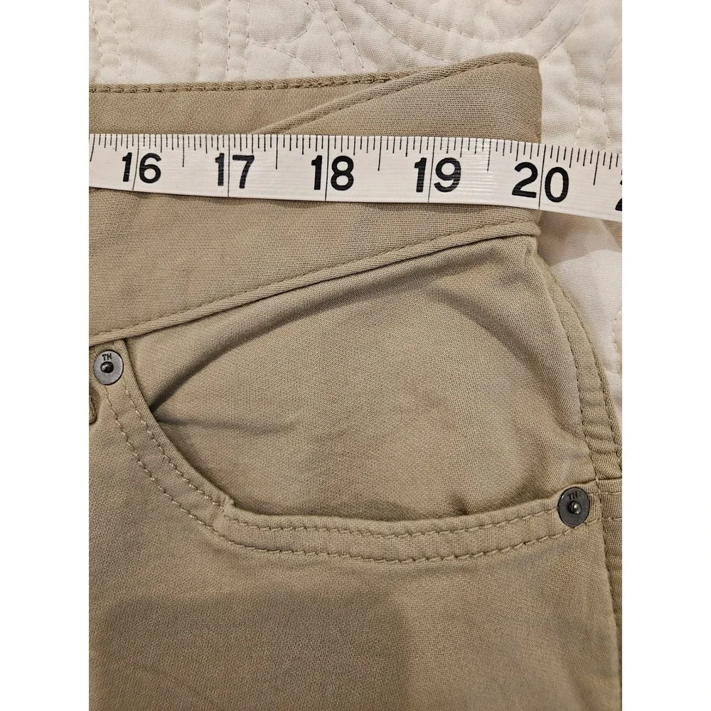 Tommy Hilfiger TH Flex Mens Tan Khaki Straight Leg Pants 40x32