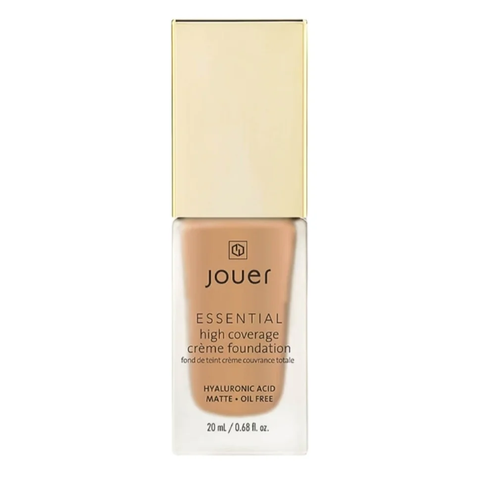 JOUER Essential High Coverage Creme Foundation Matte Oil-Free CINNAMON Longwear‎