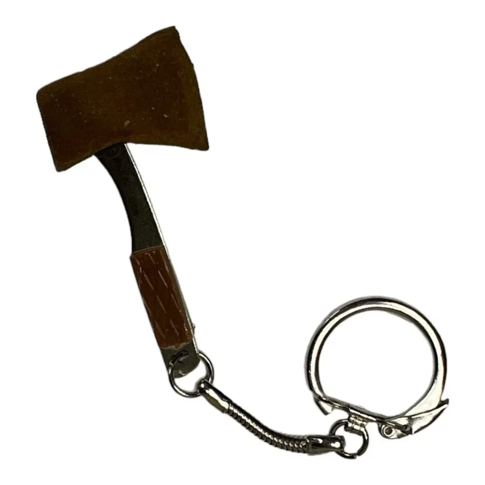 Mini Hatchet‎ Axe Keychain Vintage