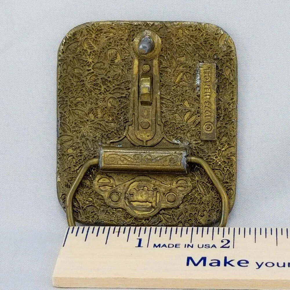 Belt‎ Buckle 1975 Spirit of '76 USA Independence Day 4th Of July 1976 By HENCEL