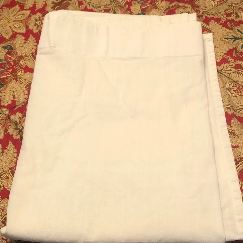 IKEA 2 White Light Cream Curtain Panels 95”