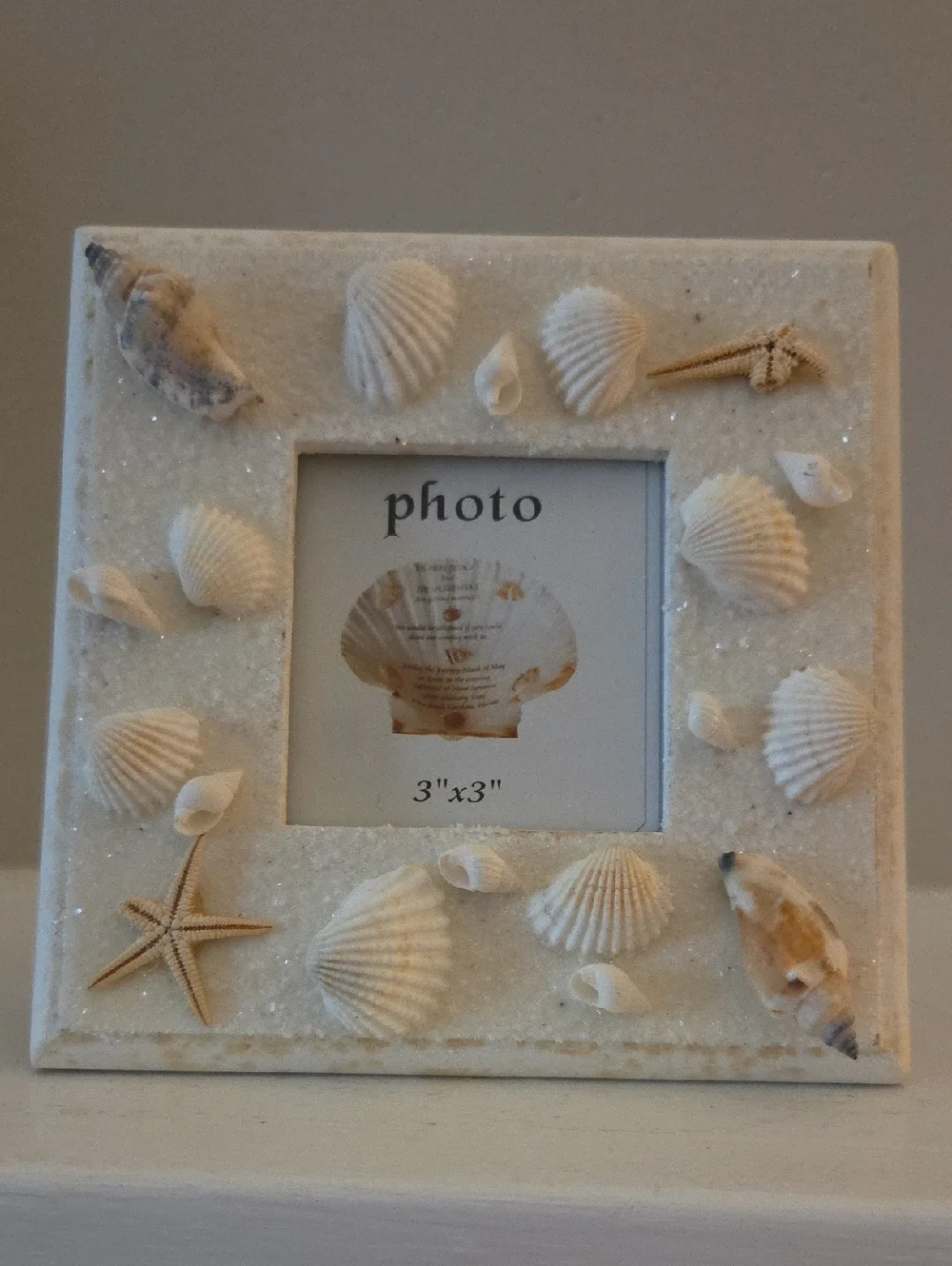 Ceramic Shell Photo Frame