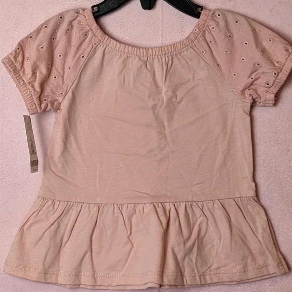 Carter's Baby Pink Short Sleeve Top size 18 Months