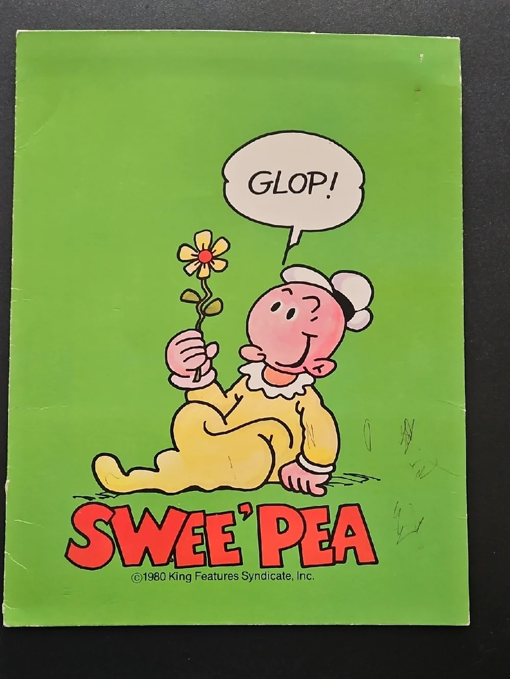 Vtg 2 pocket folder featuring Popeye The Sailor 