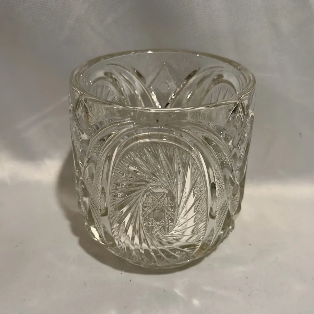 Vintage pressed glass