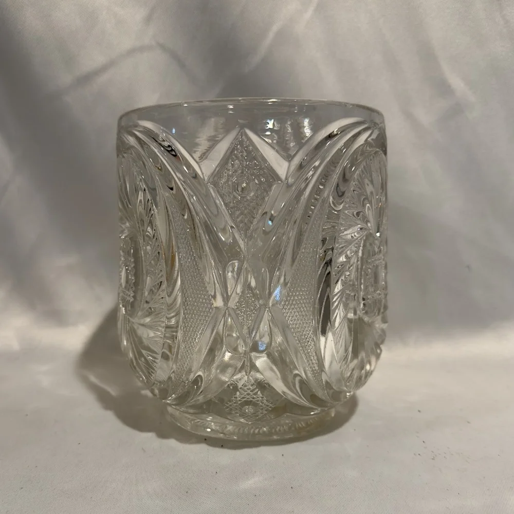 Vintage pressed glass