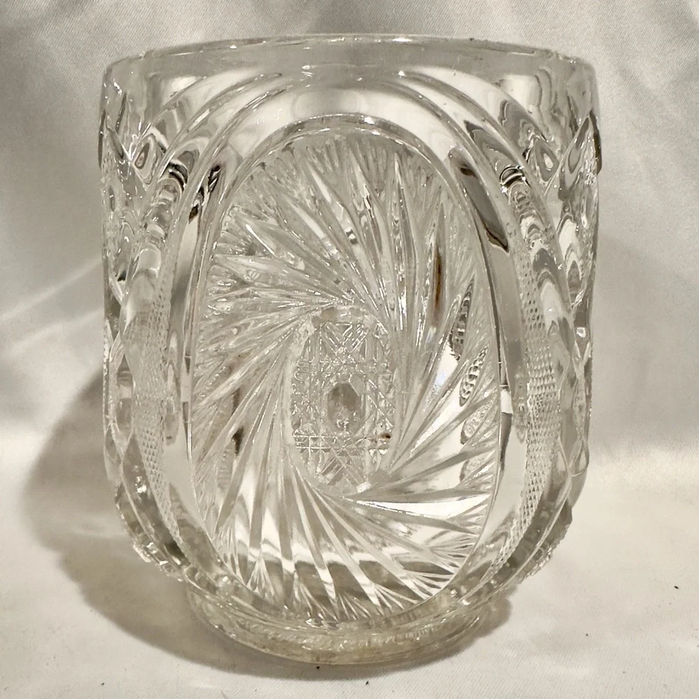 Vintage pressed glass