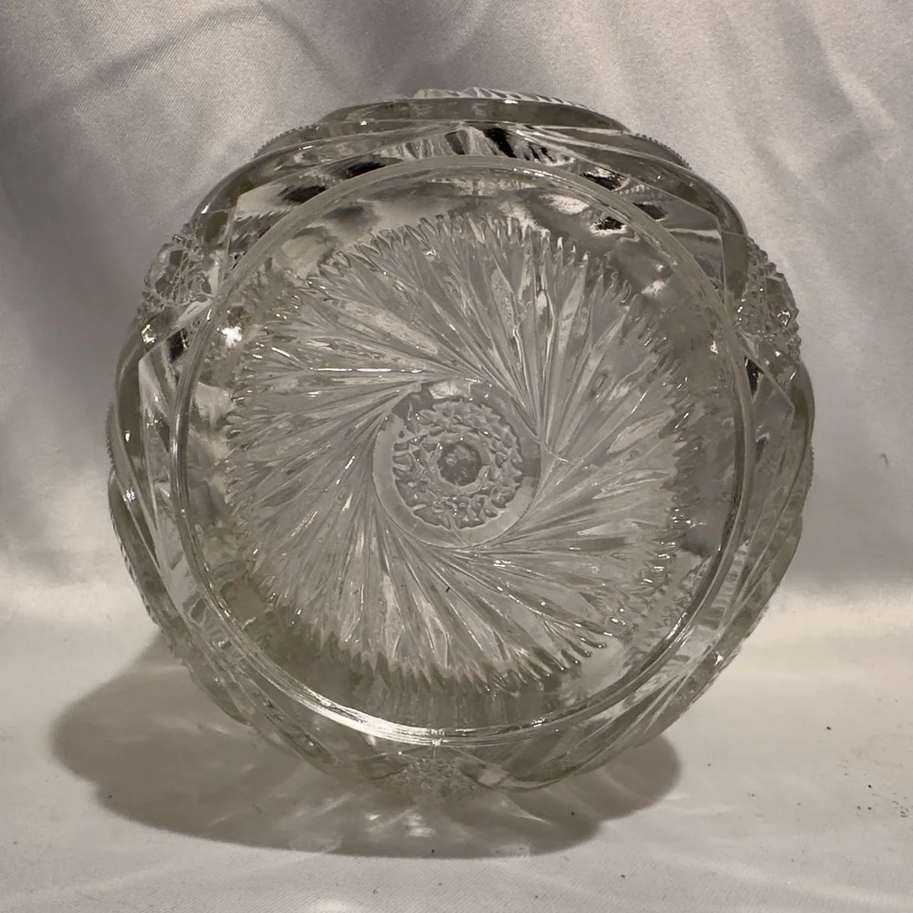Vintage pressed glass