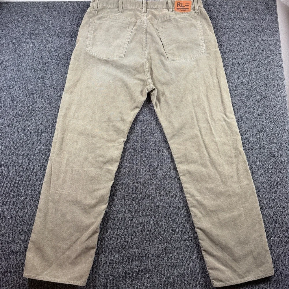 Vintage Polo Jeans Co Ralph Lauren Men's 40x32 Hayden Corduroy Pants Tan Beige