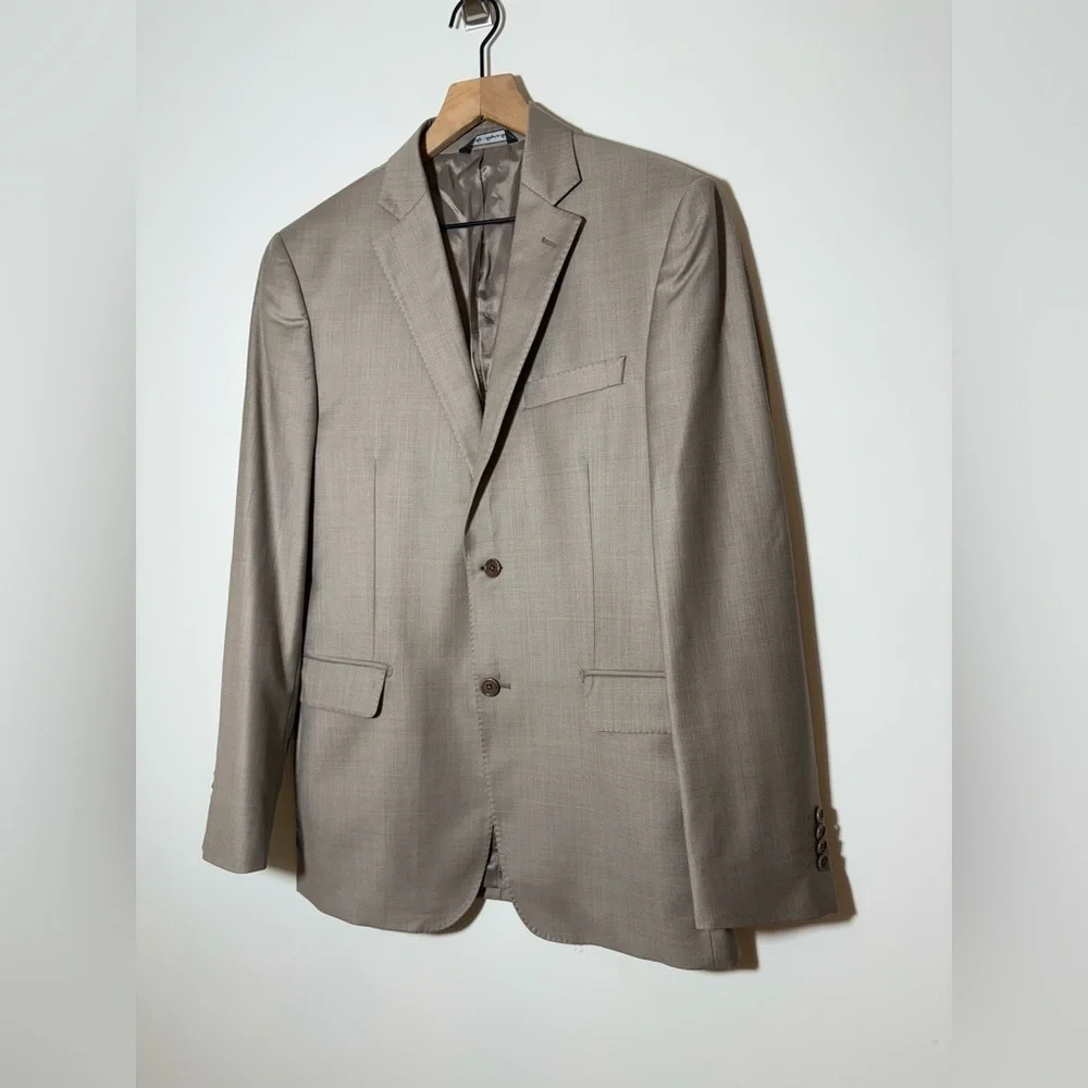 $995 ERMENEGILDO ZEGNA SAKS FIFTH AVENUE Jacket Blazer Sz 38 Sports Coat