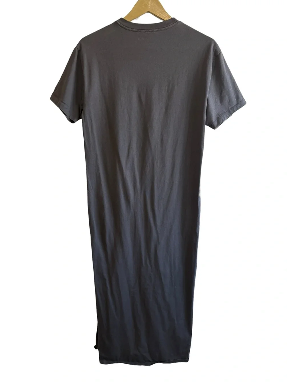 Abercrombie & Fitch Size XS Gray Maxi Shirt Dress Minimalist Neutral Basic