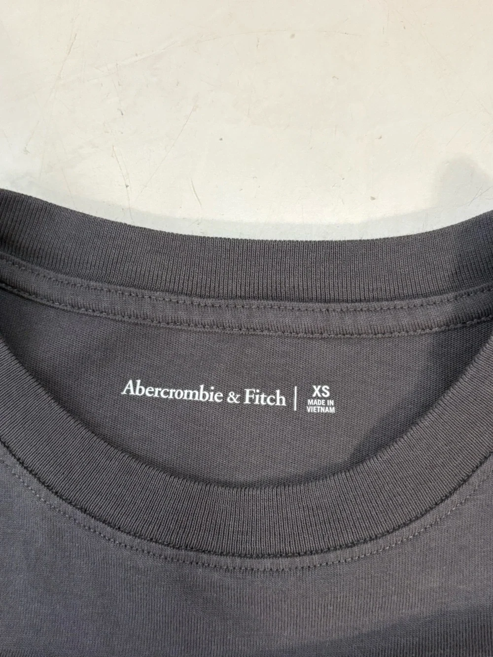 Abercrombie & Fitch Size XS Gray Maxi Shirt Dress Minimalist Neutral Basic
