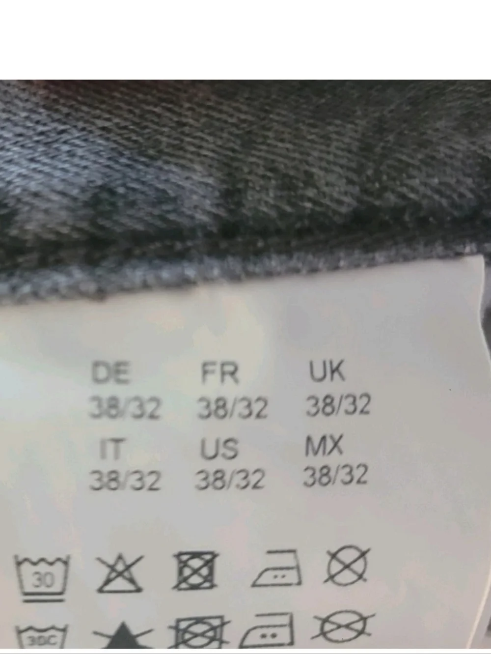 Hugo Boss gray denim