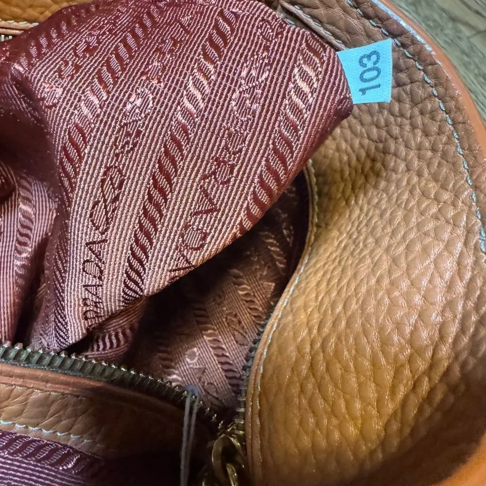 Prada authentic tan