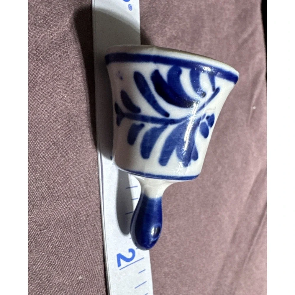Hand Painted Delfts‎ Blue and White Miniature Bell 2.75