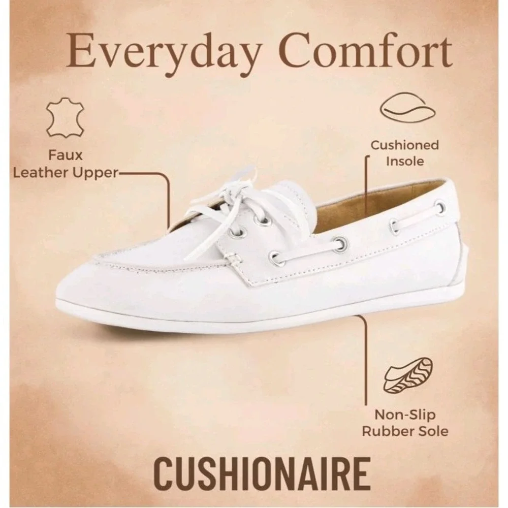 Cushionaire womens white