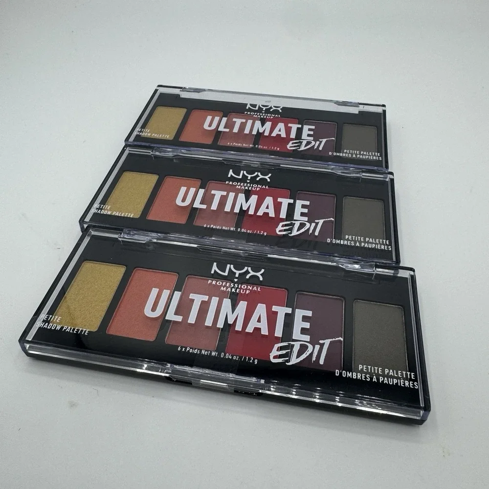 Lot‎ Of 3! NYX Ultimate Edit Petite Shadow Palette 03 Phoenix NEW