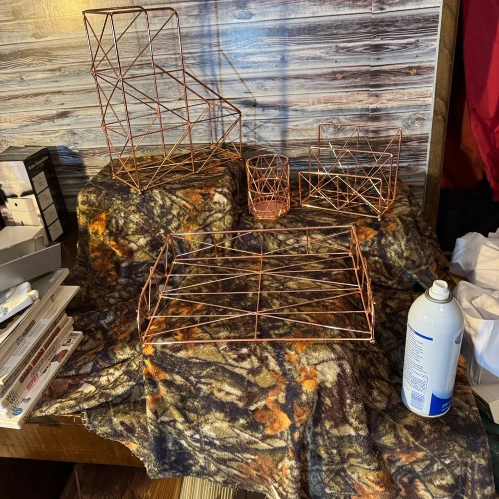 Geometric Copper Wire Art Set