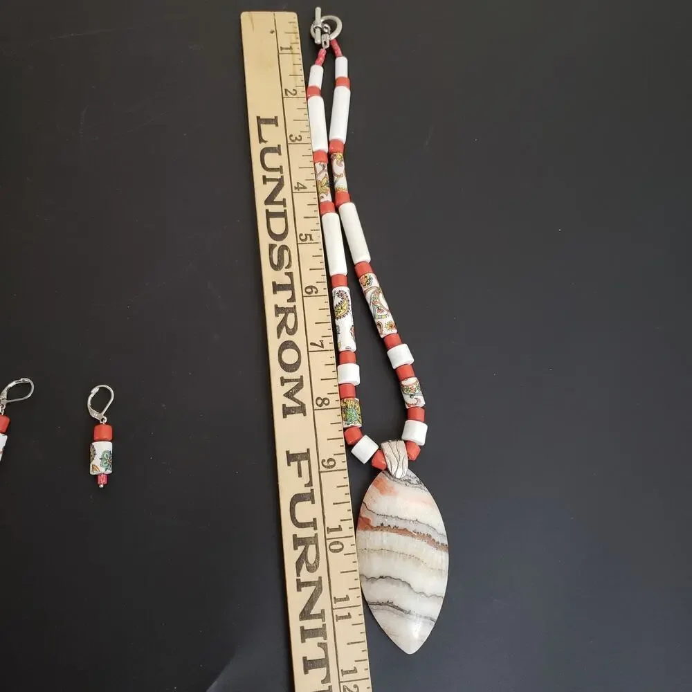 Unbranded large beaded beads