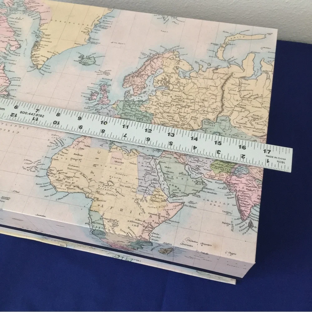 Vintage distressed map