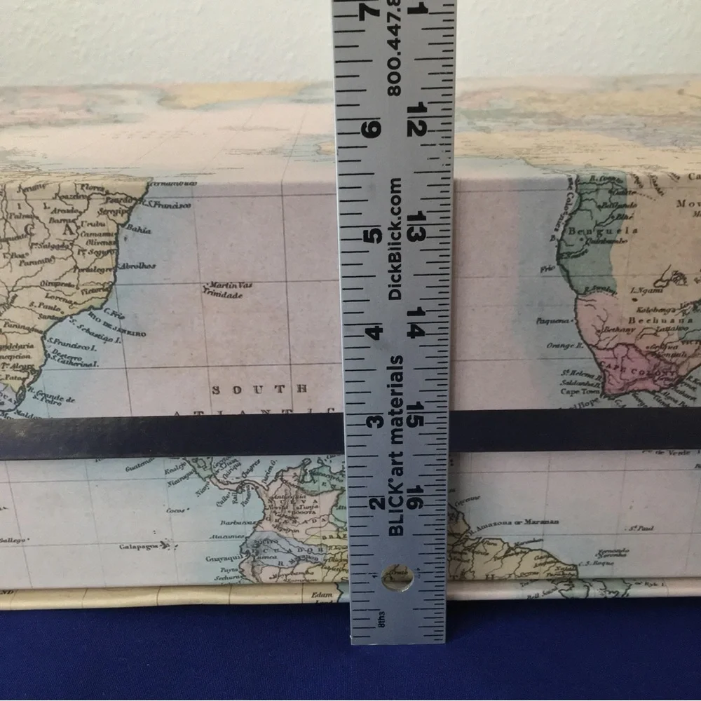 Vintage distressed map