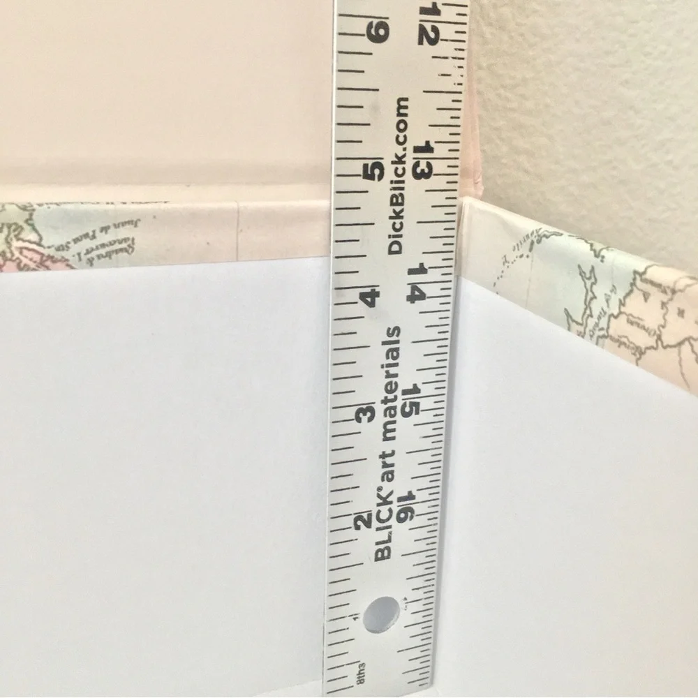 Vintage distressed map