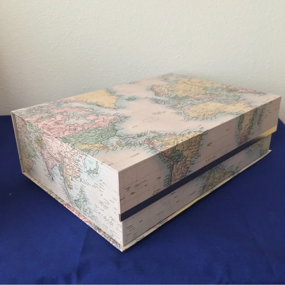 Vintage distressed map