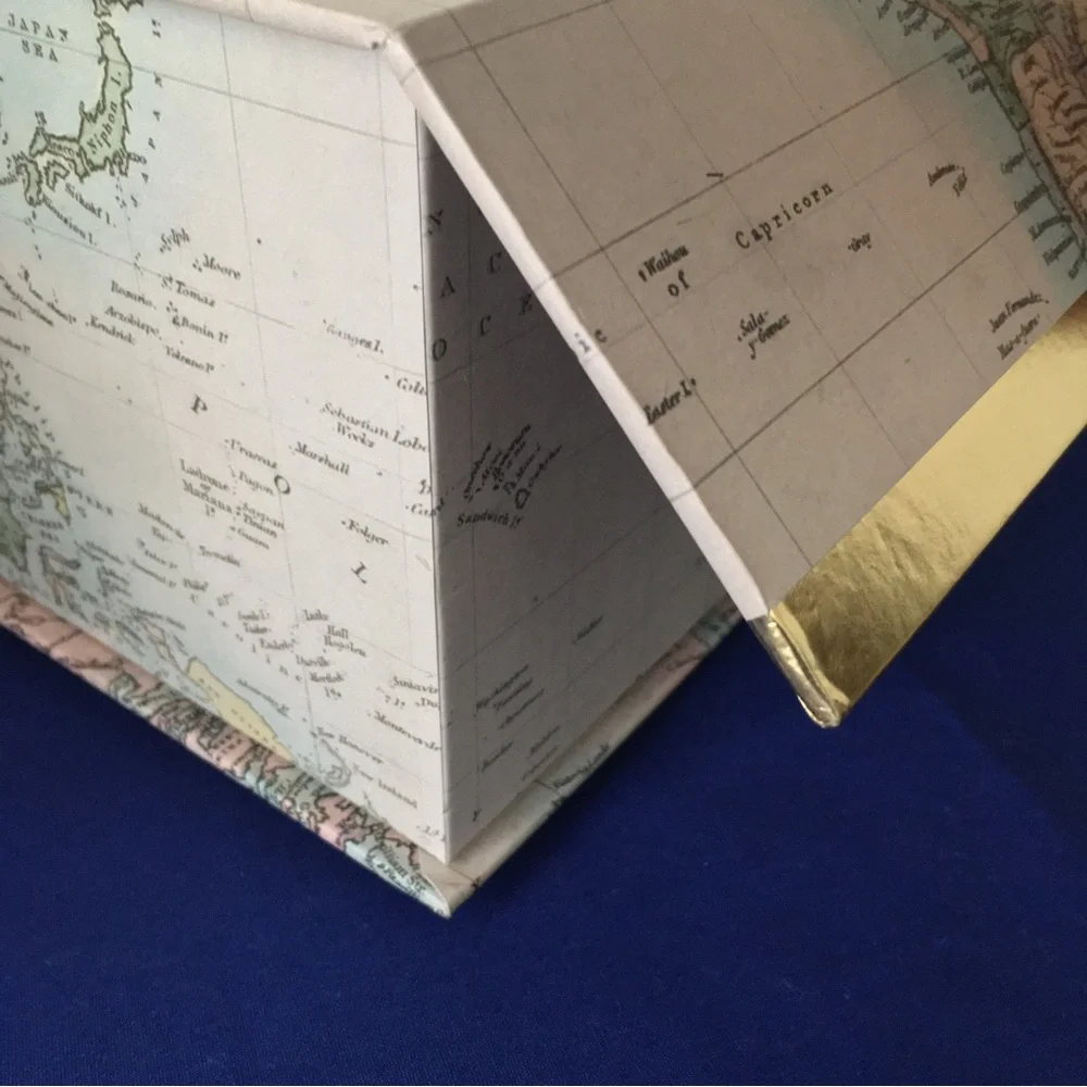 Vintage distressed map
