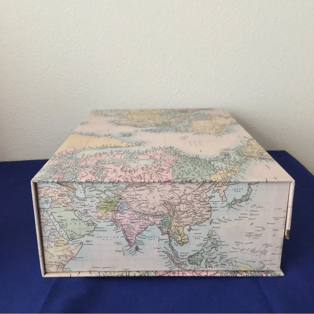 Vintage distressed map