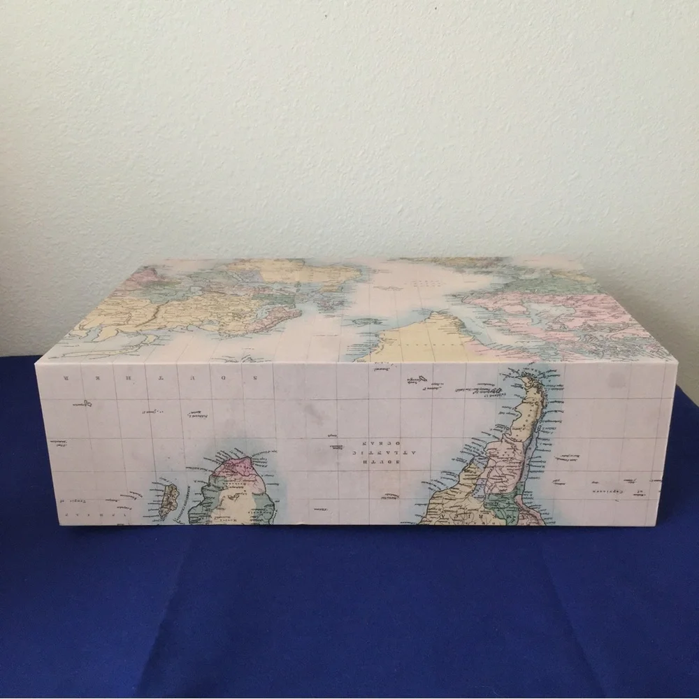 Vintage distressed map