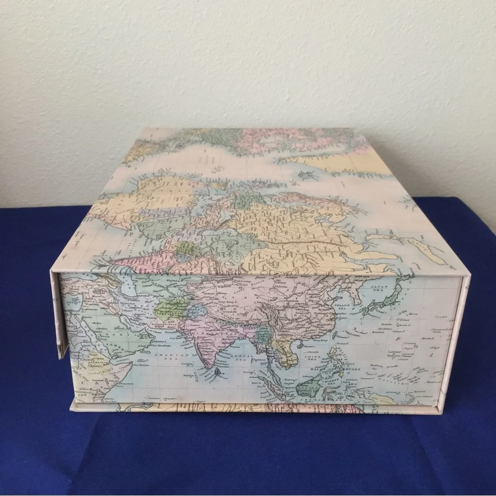 Vintage distressed map