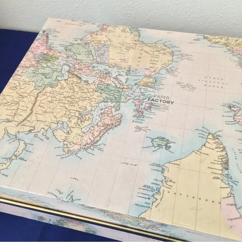 Vintage distressed map