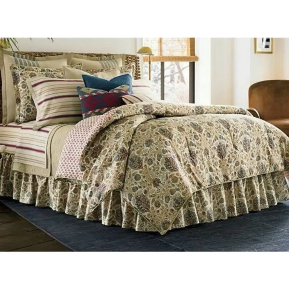 Chaps Ralph Lauren Marrakesh Casablanca King Comforter 90 X 108 100% Cotton