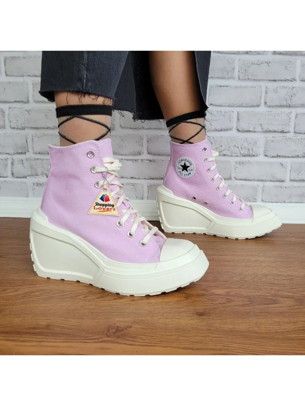 ❤️Converse Chuck 70 De Luxe Wedge Hi Sz 7.5 Womens Shoes Purple Sneakers A07584C