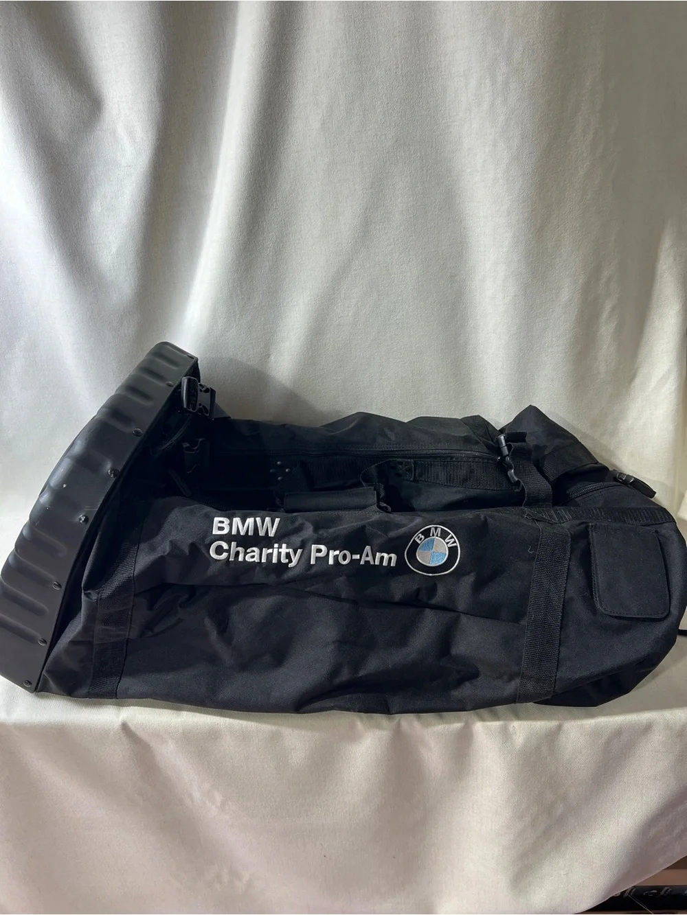 BMW Black Duffel Travel Bag with Logo