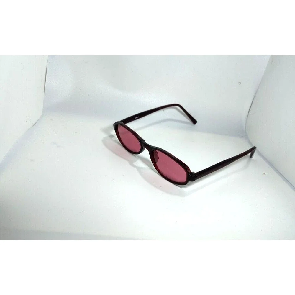 B-Bop Mens Sunglasses C167012 Oval Burgundy  Unisex 50-13-127  VGC