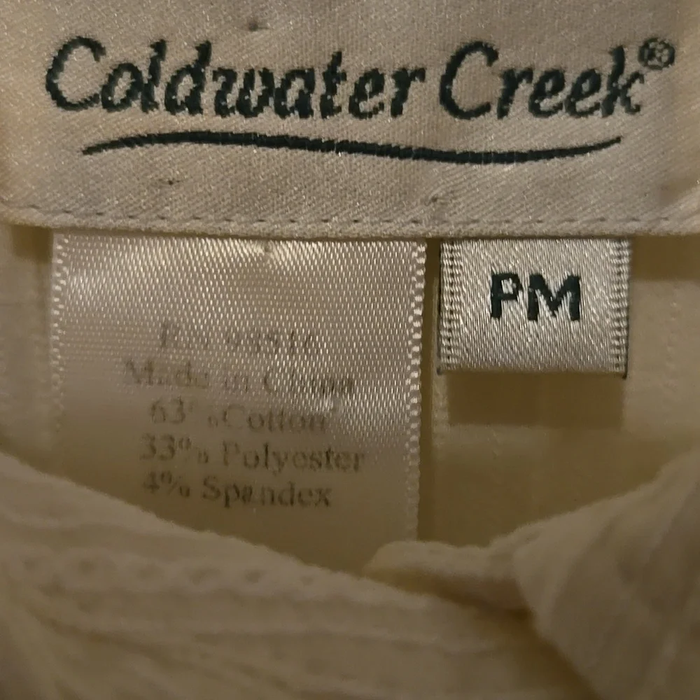 Coldwater Creek vtg white