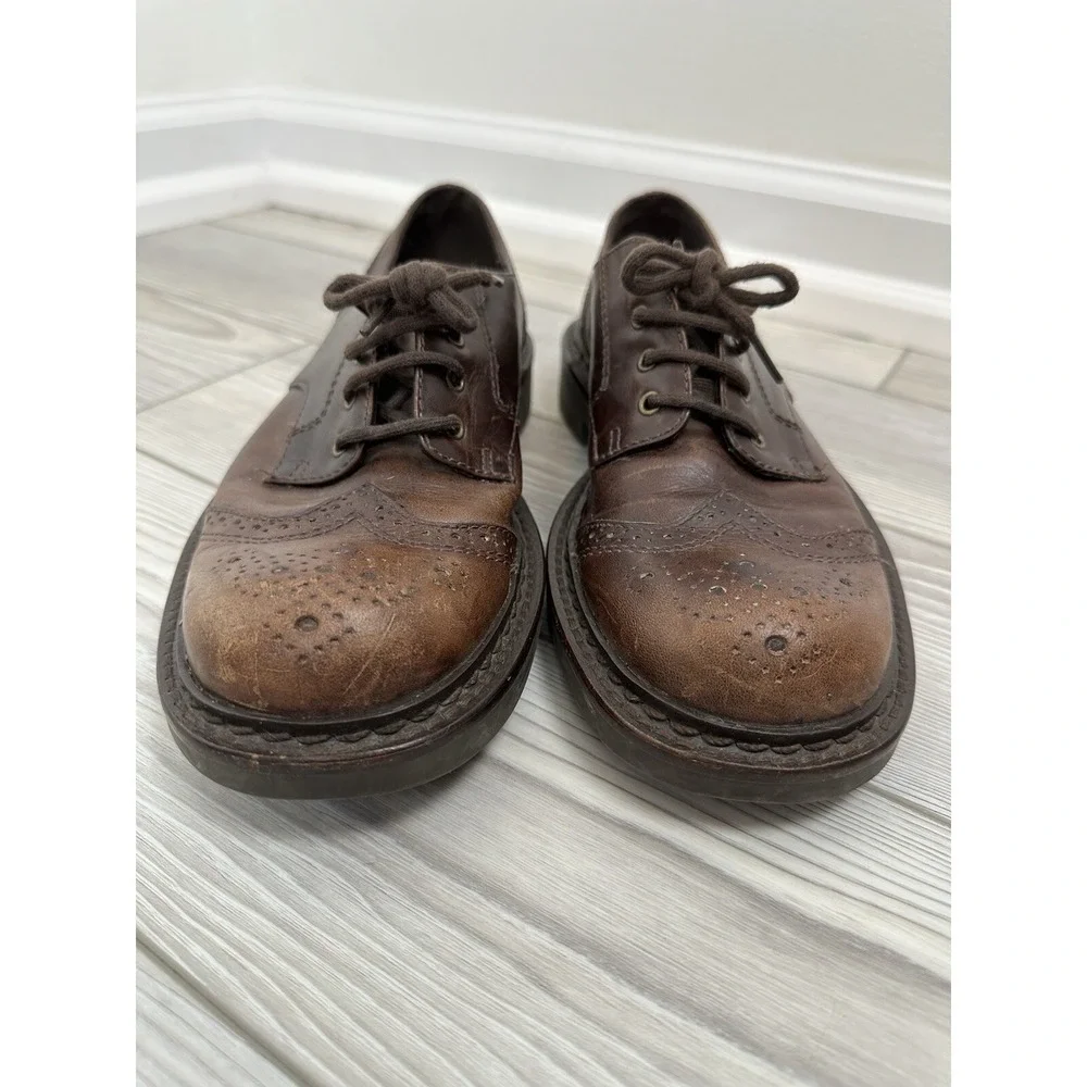 American Eagle Outfitters Vintage Men's Oxford Wingtips Size 7 Leather‎ Preppy