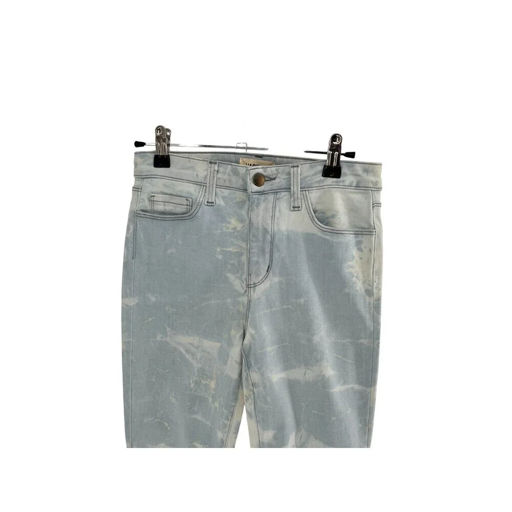 L'Agence Jeans Women's Size 25 Abyss Blue Tie Dye Skinny Margot