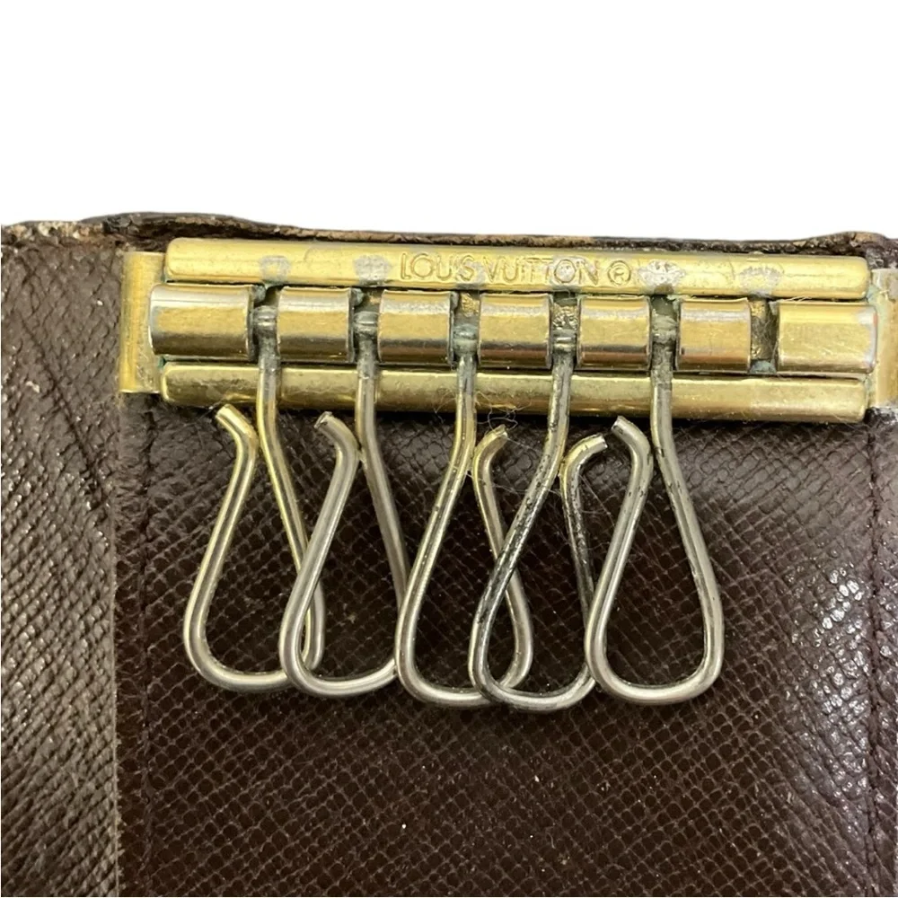 Louis Vuitton Brown Wallet with Gold‎ Accent