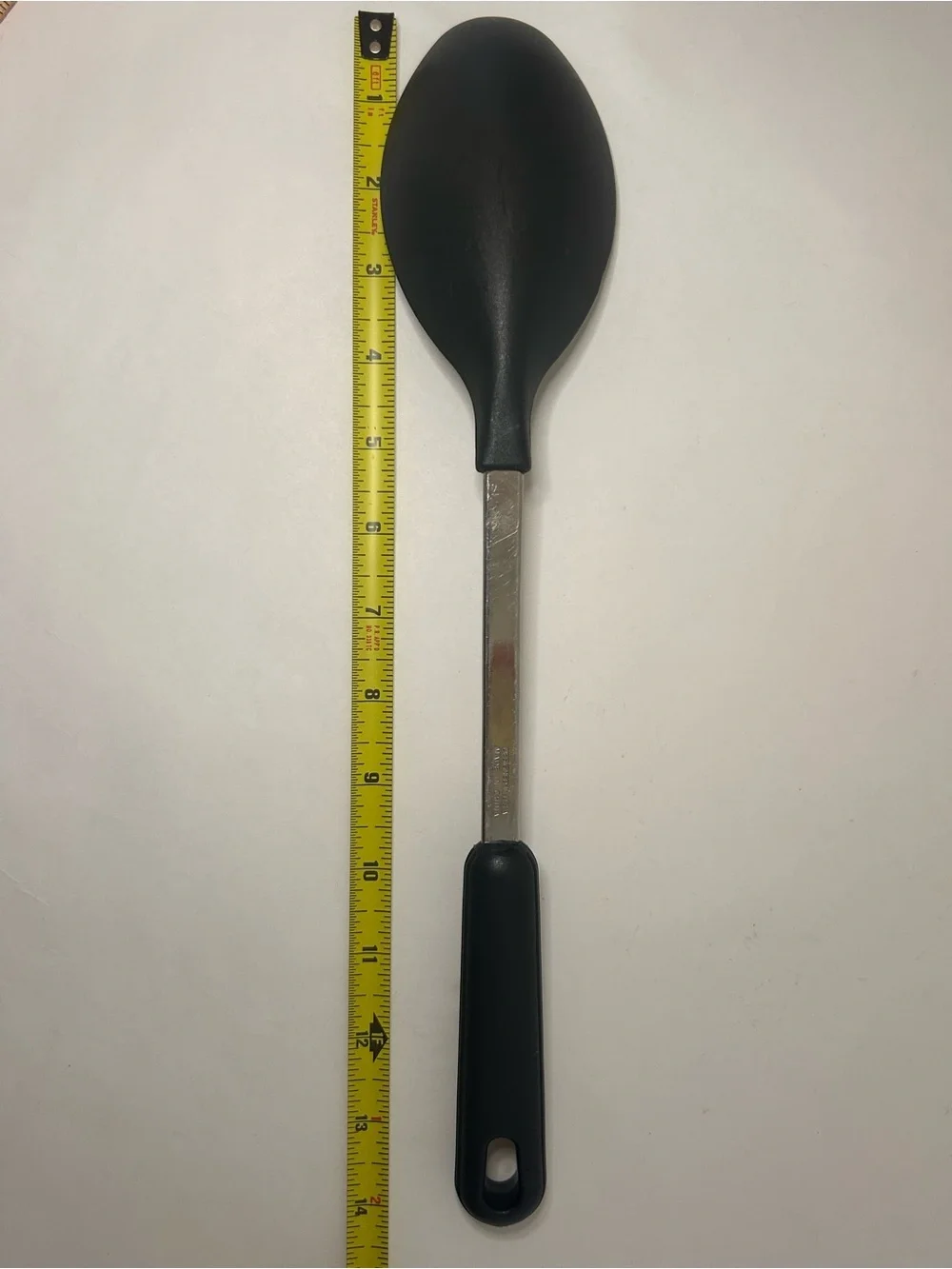 Circulon Serving Cooking Spoon Black Silver Utensil 14”