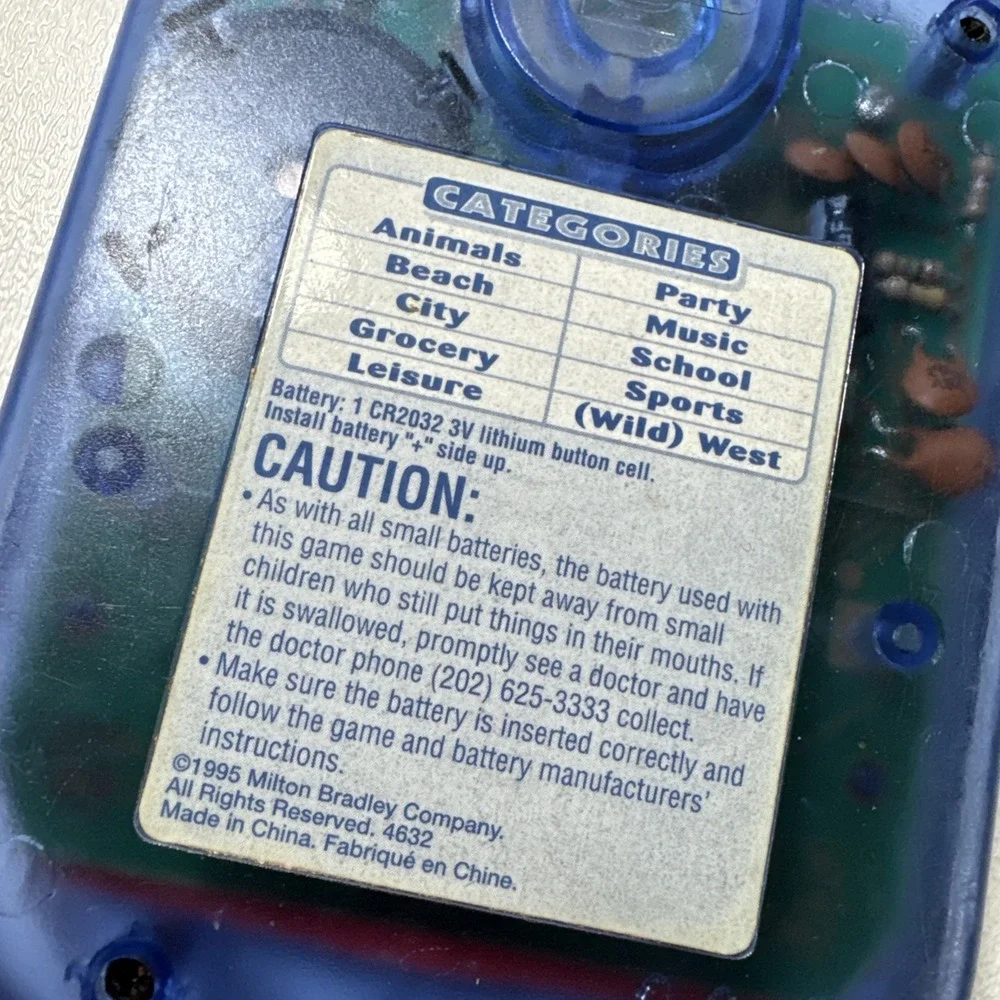 Milton Bradley this item
